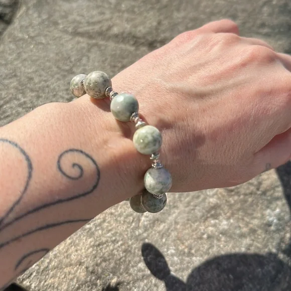 Tree agate magnetic bracelet - Picture 4 of 5